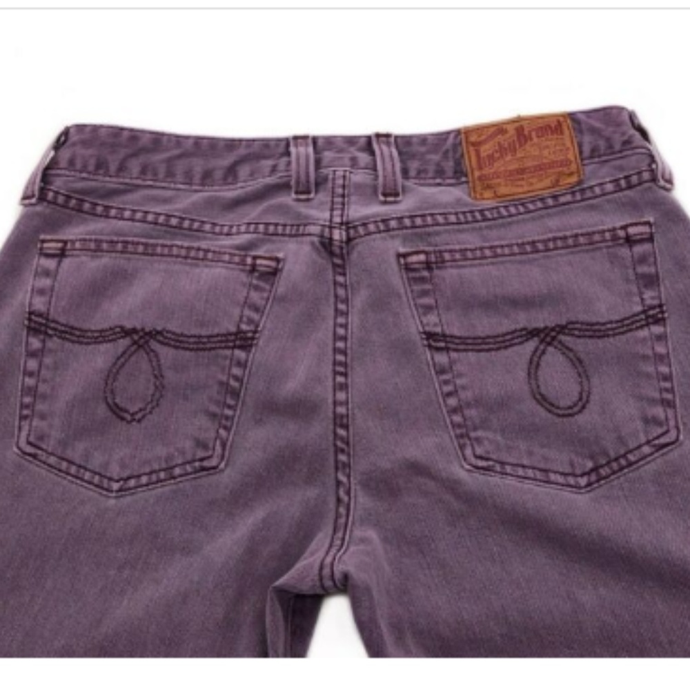 Lucky Brand Jeans 12 31 Faded Purple Lola Straight